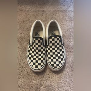 Checkered Vans!! Size 9.5